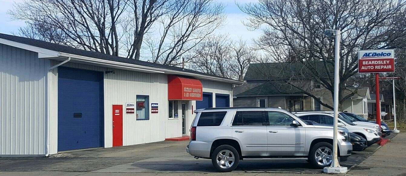 Beardsley Auto Repair shop exterior in Elkhart, Indiana